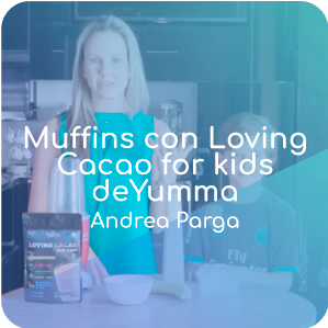 Muffins con Loving Cacao for Kids de Yumma